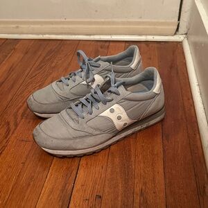 Saucony Men's Blue and White Sneakers